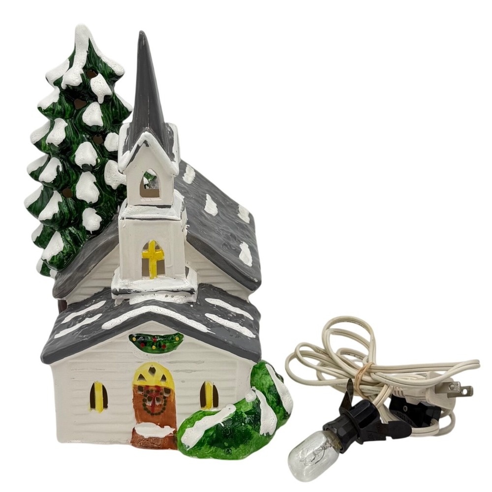 Department Dept 56 Snowhouse Series Countryside Church 1984 Lighted Village